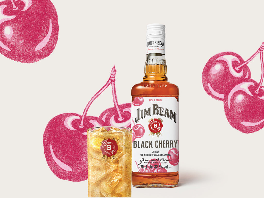 Jim Beam Black Cherry & Sprite