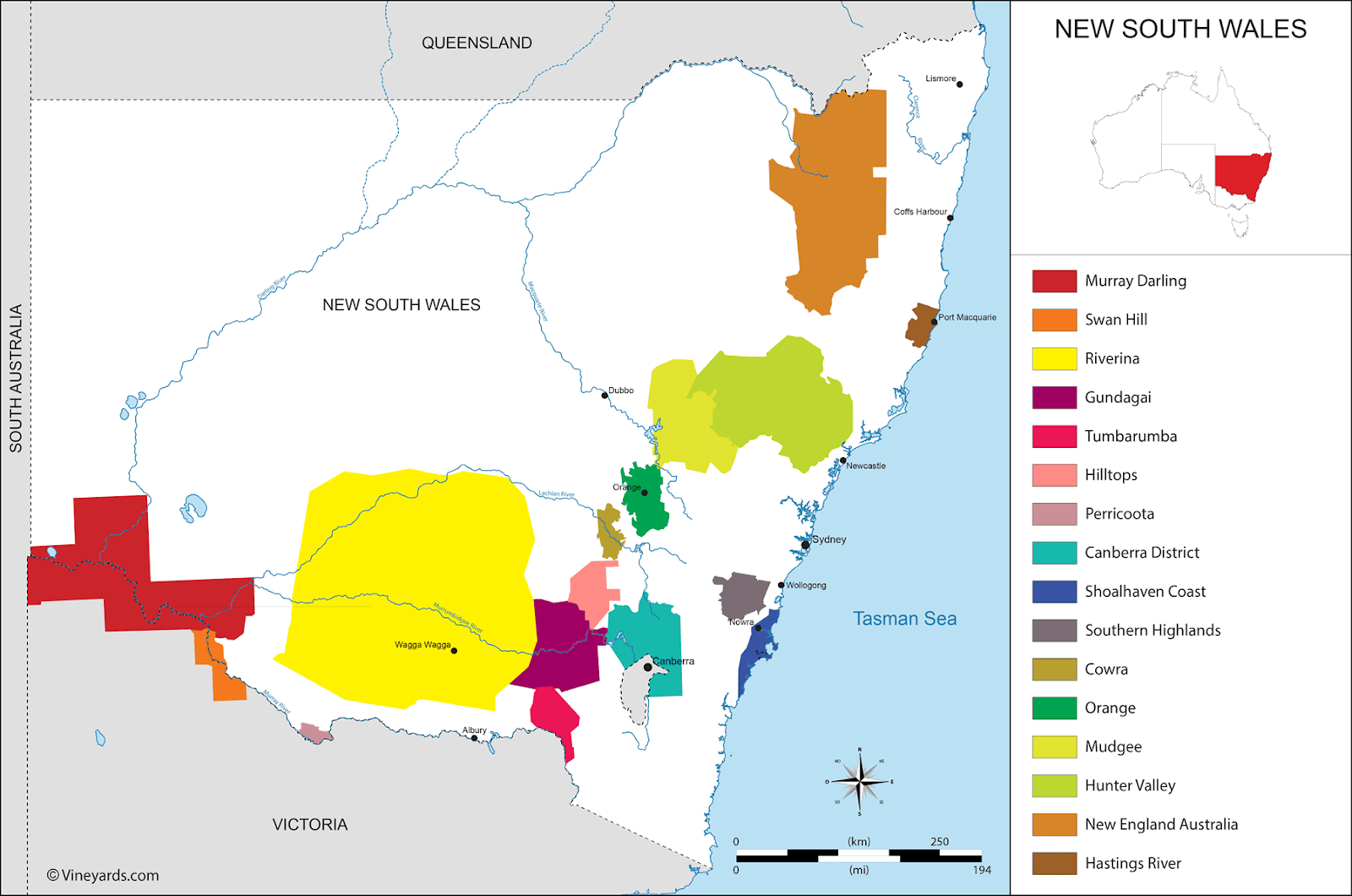 Ausztrália borrégiói
