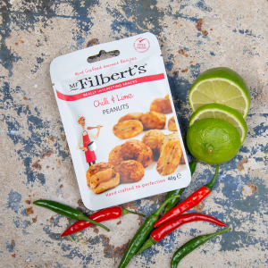 Mr Filbert’s prémium Chilli&Lime ízesítésű földimogyoró 40 g