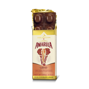 Amarula likőrrel töltött táblás csokoládé 100g