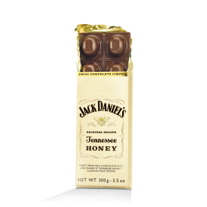 Jack Daniel's Honey whiskey-vel töltött táblás csokoládé
