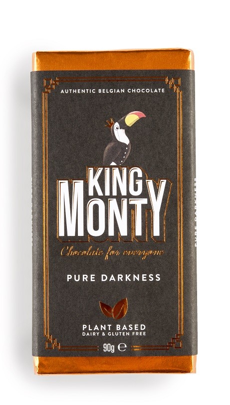 King Monty Pure Darkness - táblás csokoládé
