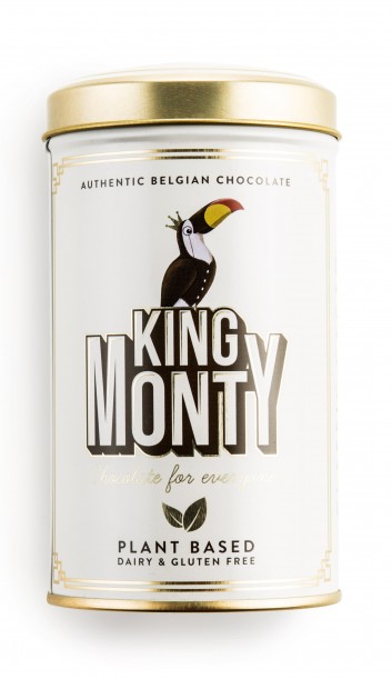King Monty Classic Cacao - csokoládé pálcikák fém díszdobozban