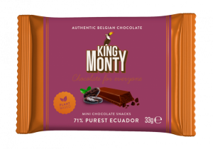 King Monty 71% Purest Ecuador - mini táblás csokoládé
