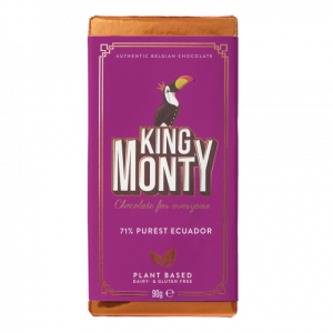 King Monty 71% Purest Ecuador - táblás csokoládé