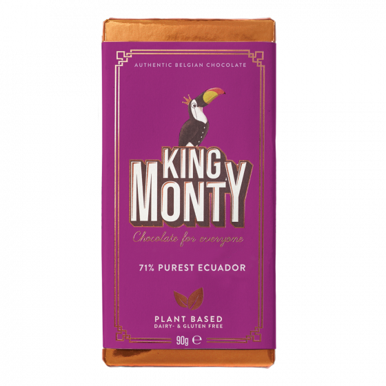 King Monty 71% Purest Ecuador - táblás csokoládé