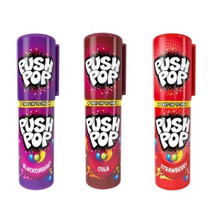 Push Pop – Amerikai nyalóka eper, cola és feketeribizli ízben