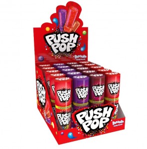 Push Pop – Amerikai nyalóka eper, cola és feketeribizli ízben