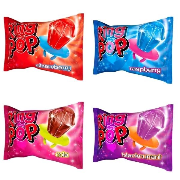 Ring Pop nyalóka gyűrű 4 ízben