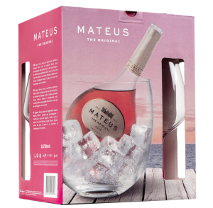 Mateus Rosé 2x0,75 l + 2 pohár