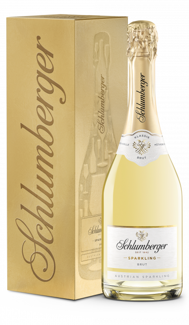 Schlumberger Sparkling Gold Klassik díszdobozban 0,75l