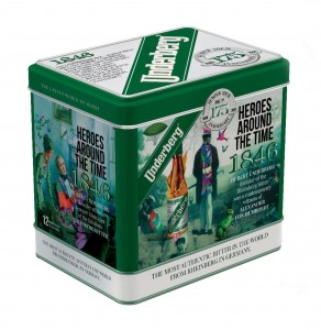 Underberg keserű 12x0,02 fém díszdobozban - 175 éves ünnepi kiadás