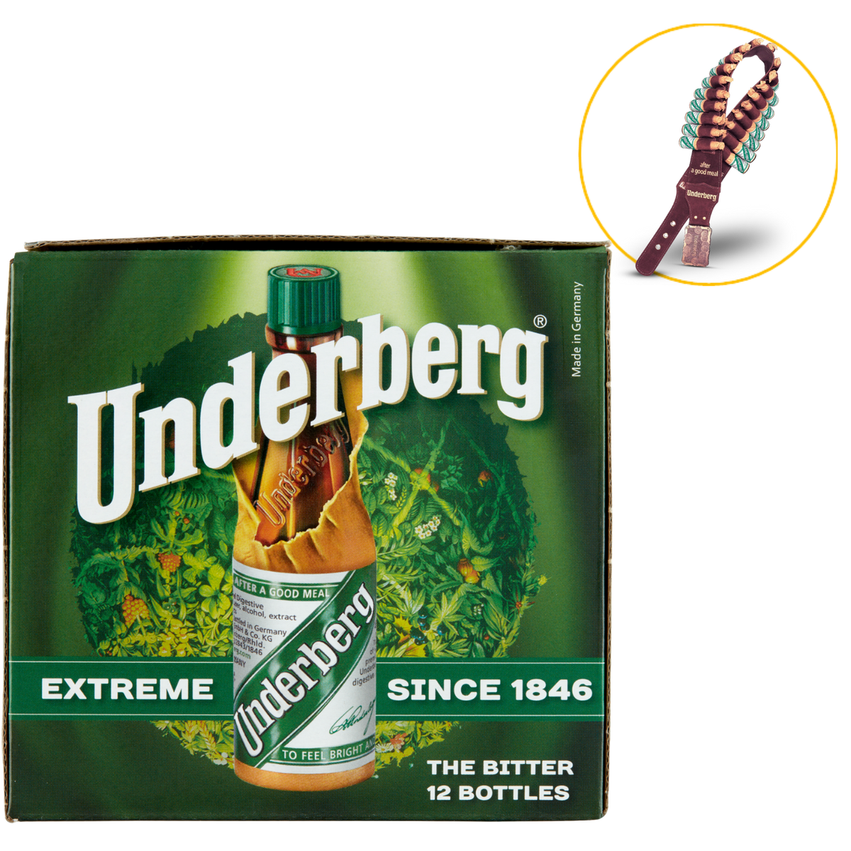 Underberg keserű 12X0.02l Papír Díszdobozban (0.24l) 44%