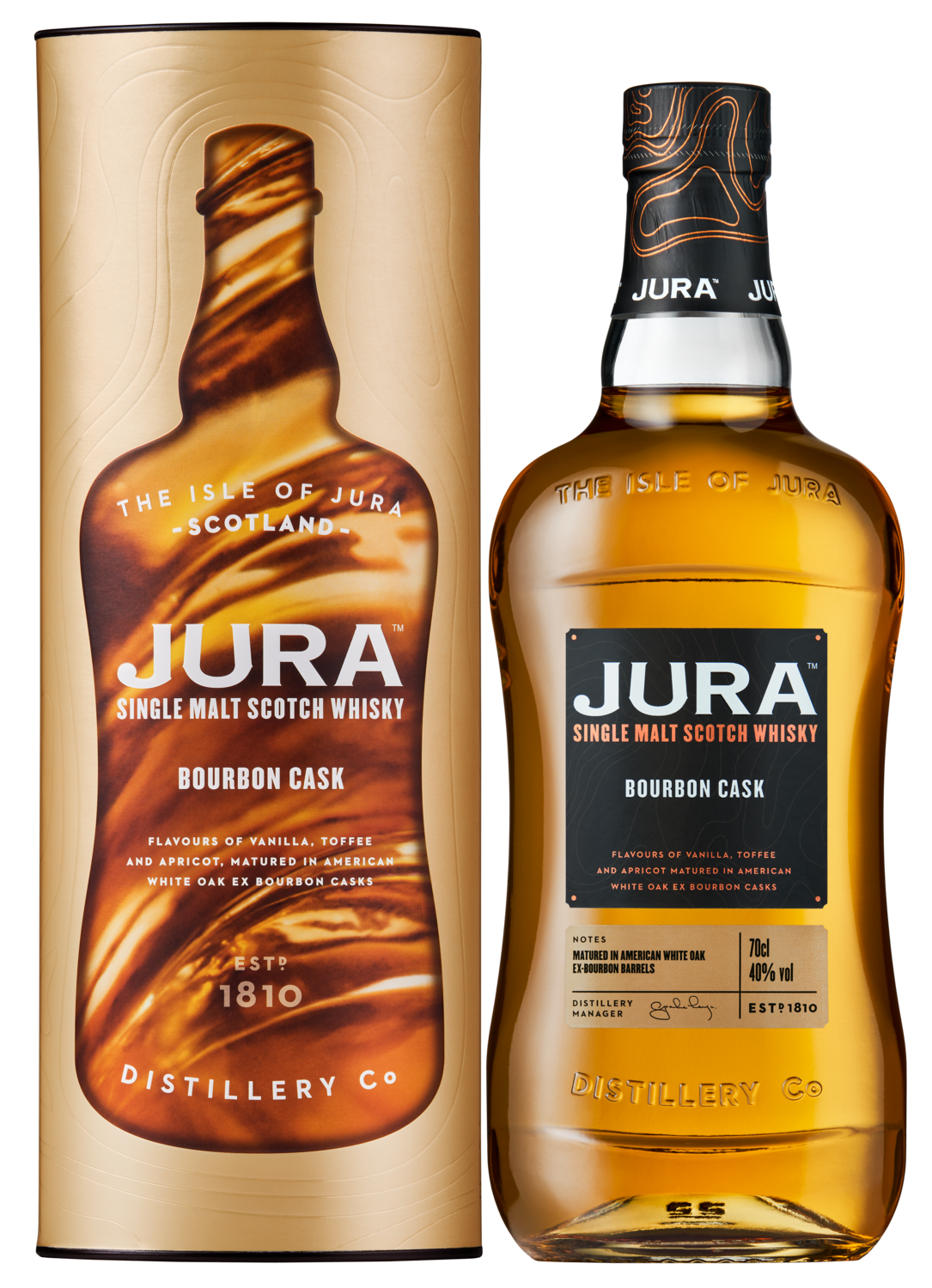 Jura Bourbon Cask Díszdobozban (0.7l) 40%