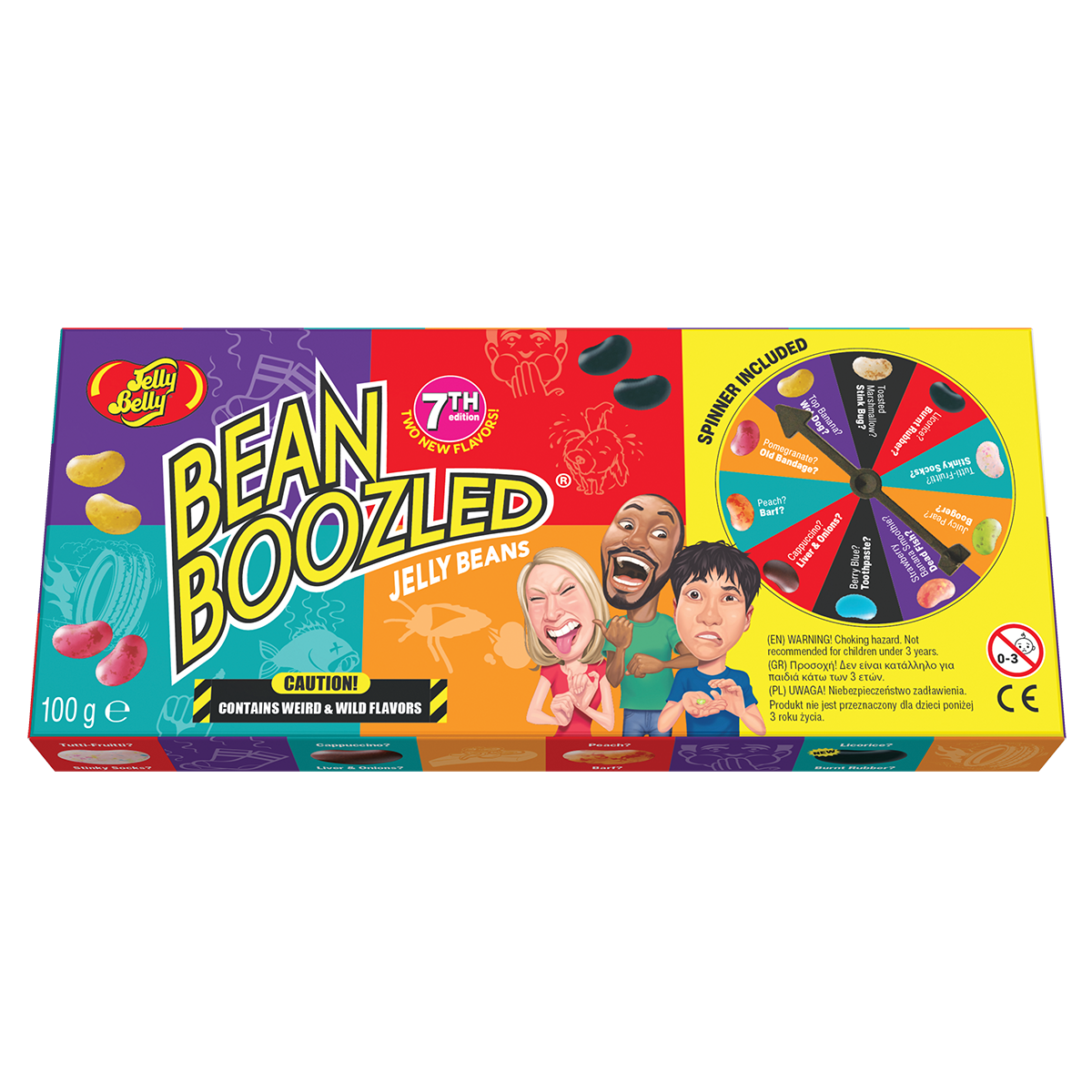 Jelly Belly Bean Boozled Gift Box - A furcsa ízek játéka 6. kiadás 100g