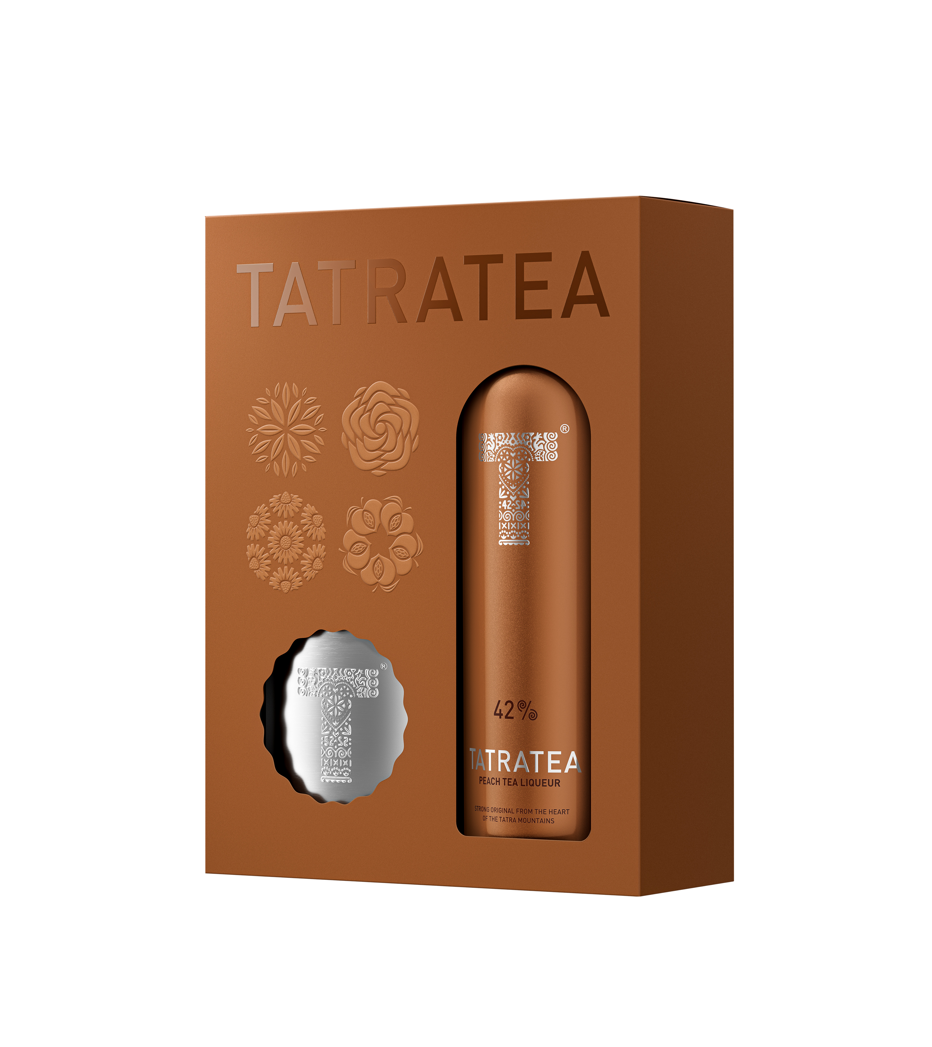 TATRATEA 42% Őszibarackos Tea Likőr (0.7l) + FLASKA