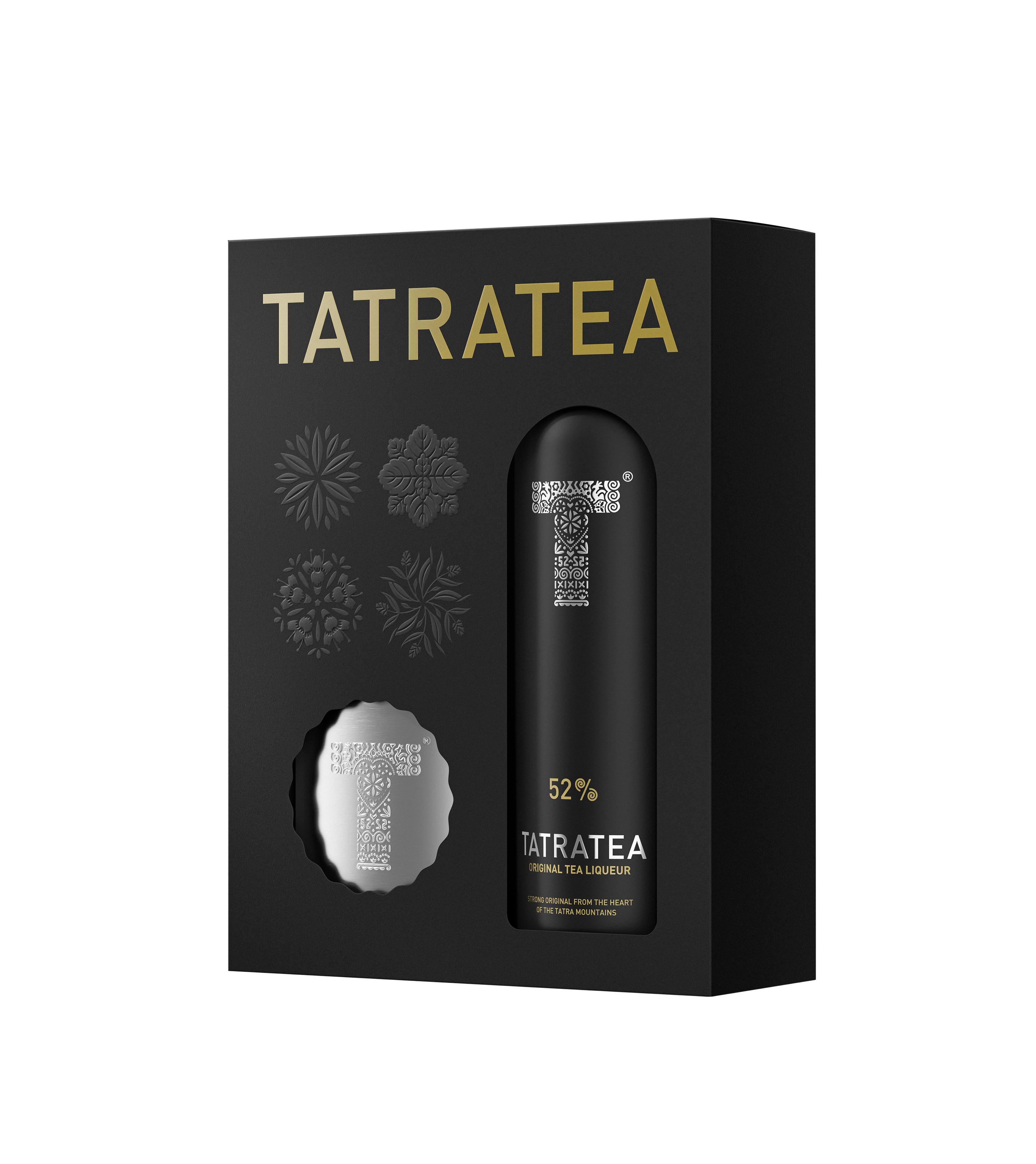 TATRATEA 52% Eredeti Tea Likőr (0.7l) + FLASKA