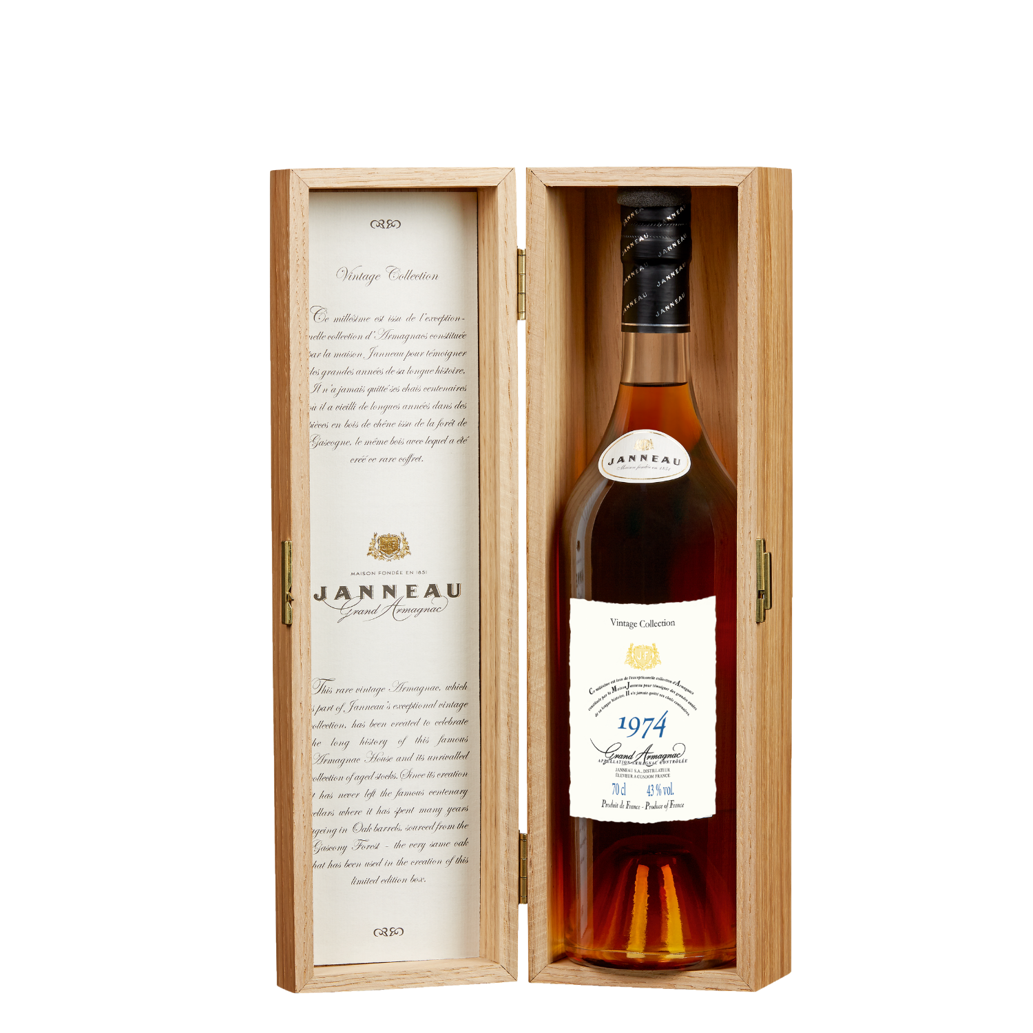 Janneau Vintage 1974 armagnac (0.7l) 43%