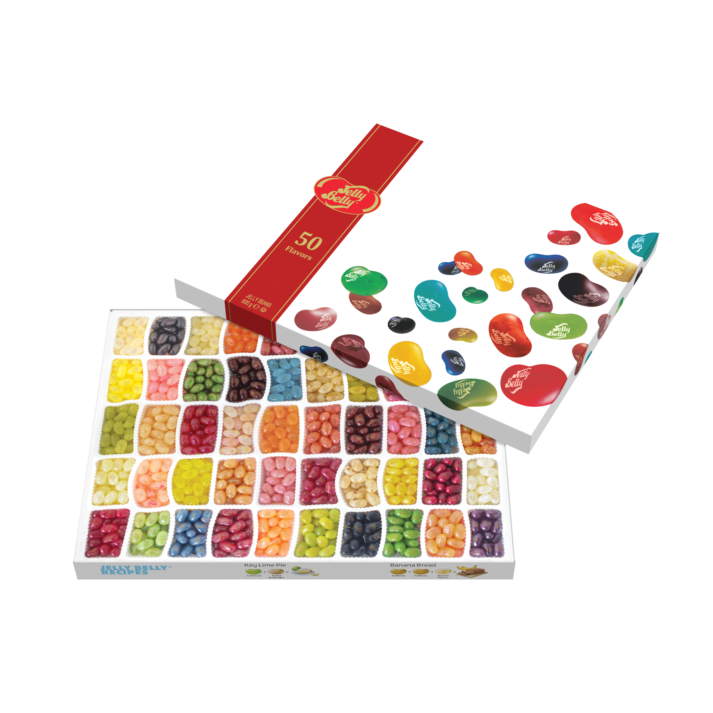 Jelly Belly 50 Flavour Assorted Gift Box 600g