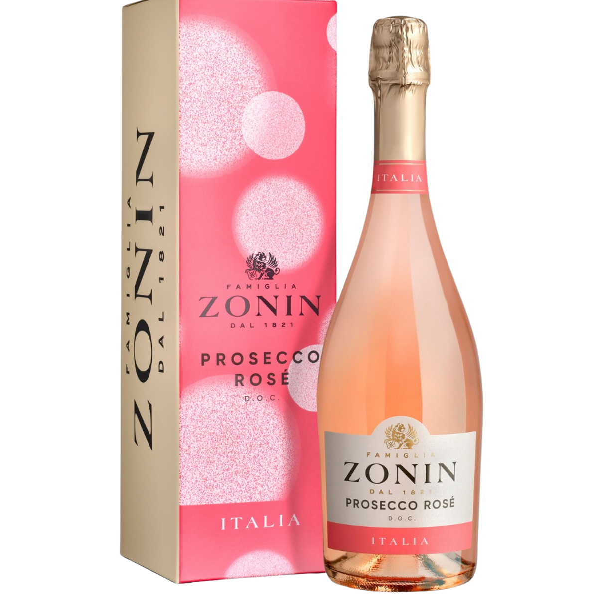 Zonin Prosecco Rosé 1821 Díszdobozban (0.75l) 11%