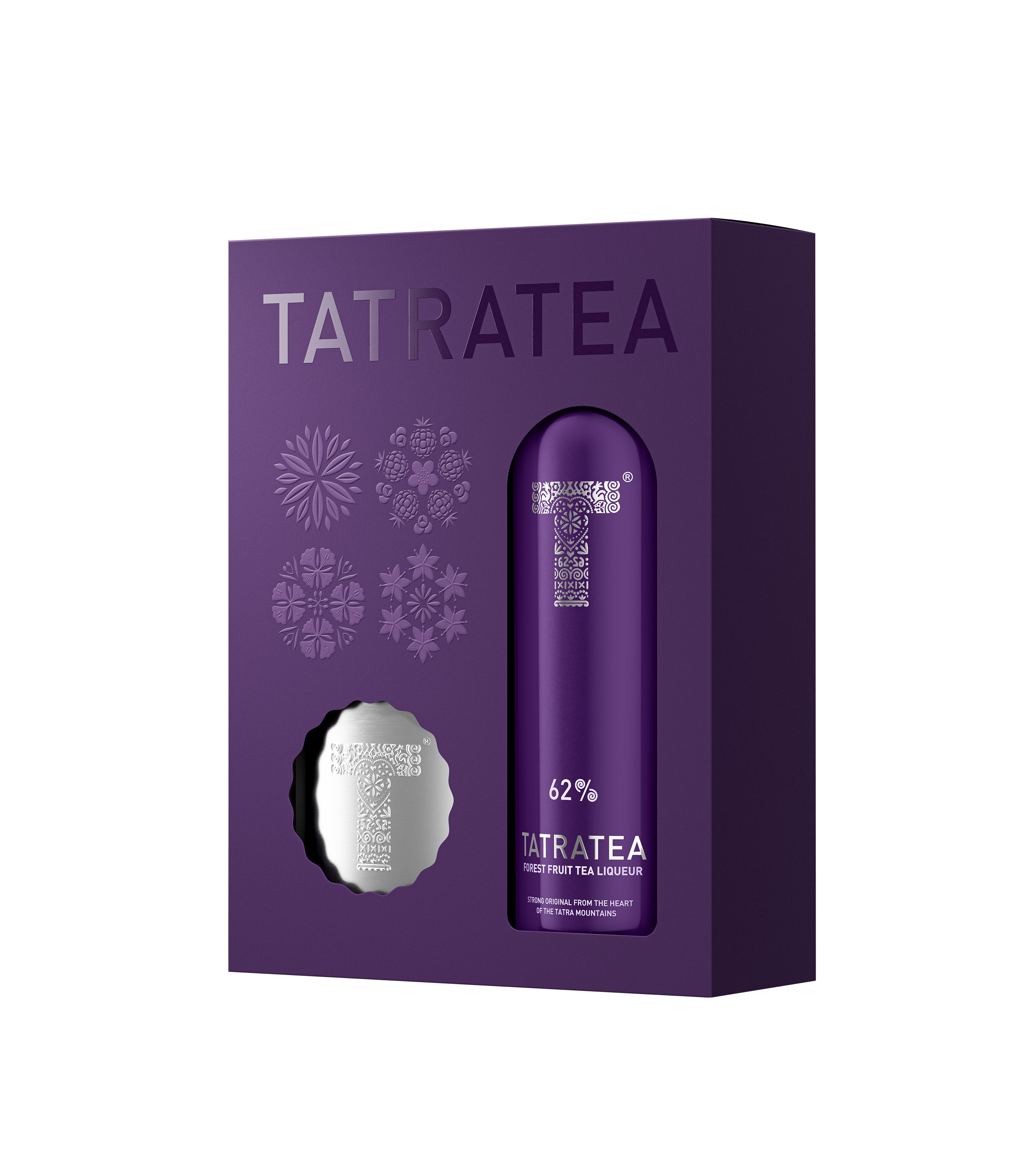 TATRATEA 62% Erdei Gyümölcsös Tea Likőr (0.7l) + FLASKA