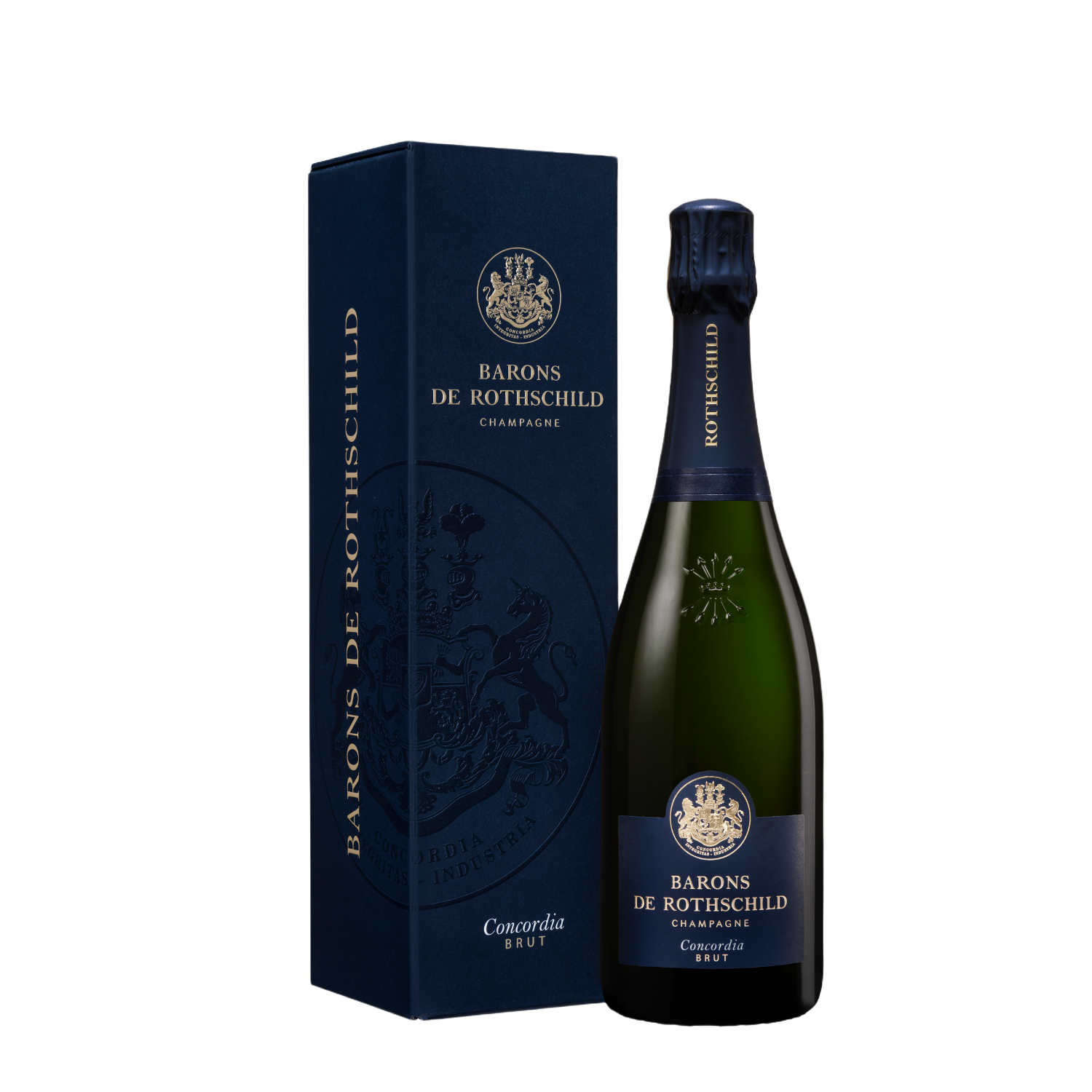 Champagne Rothschild Concordia Brut Díszdobozban (0.75l) 12%