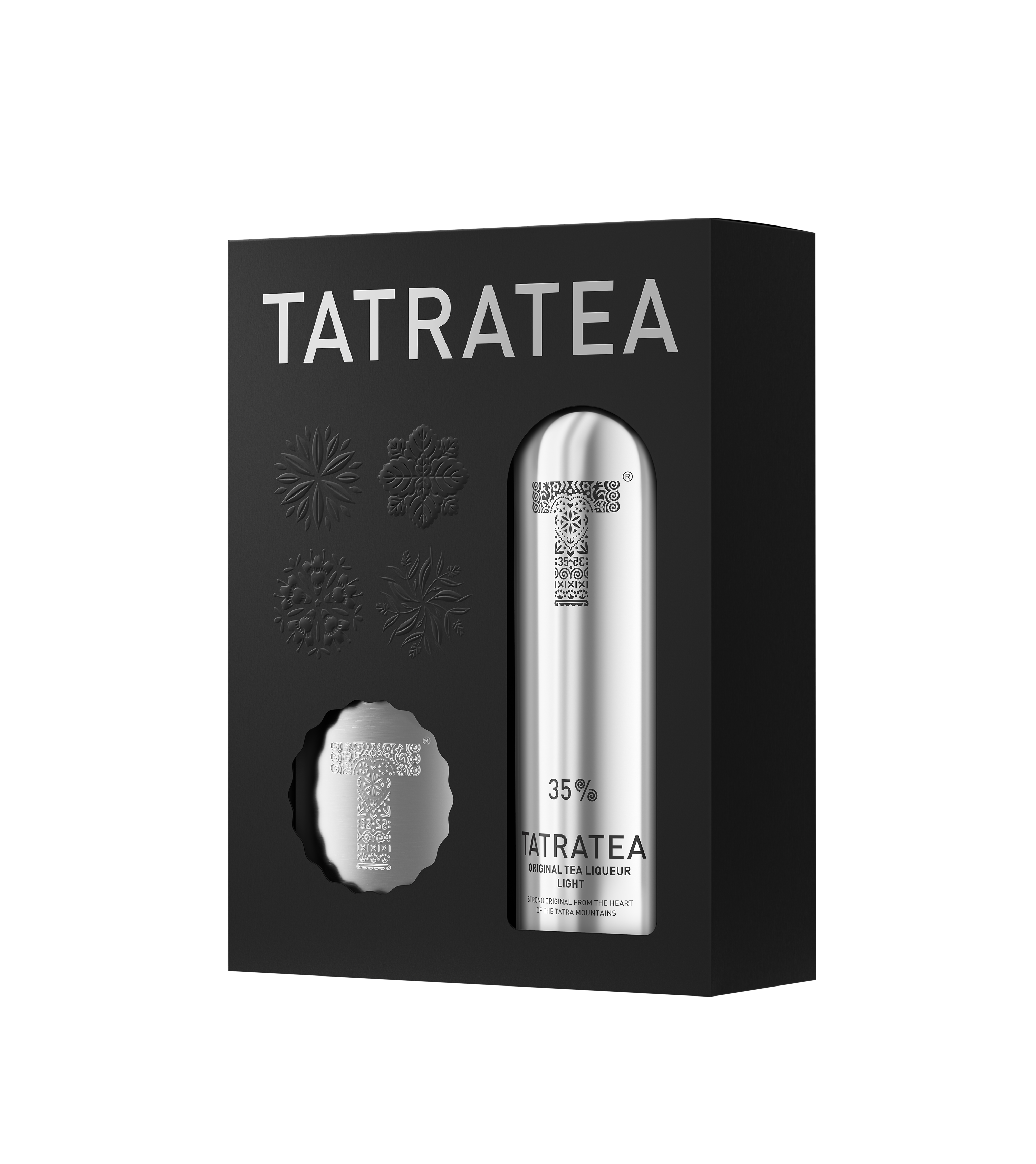 TATRATEA 35% Eredeti Light Tea Likőr (0.7l) + FLASKA