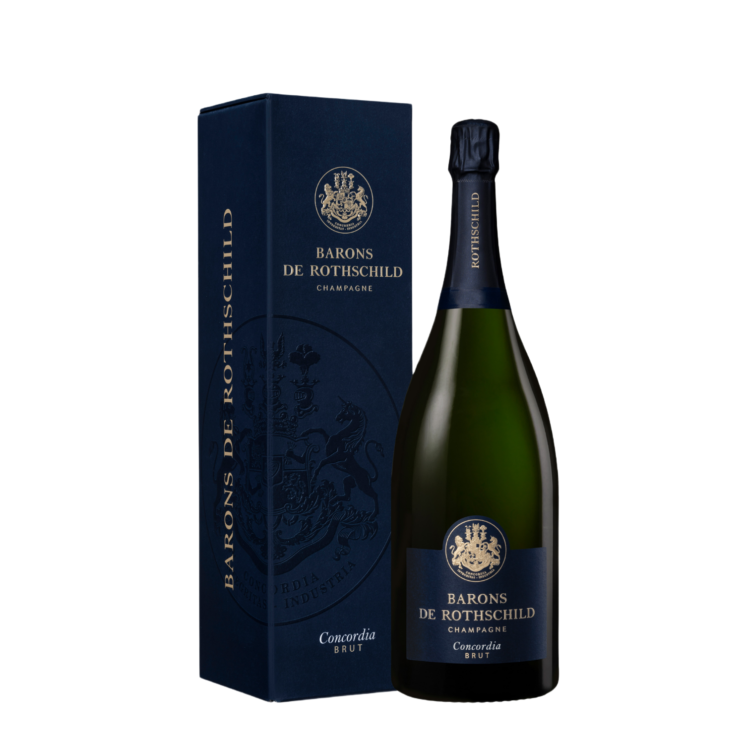 Champagne Rothschild Concordia Brut Díszdobozban (1.5l) 12%