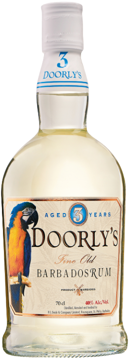 Doorly's 3 yo Fine Old Barbados White Rum (0.7l) 40%