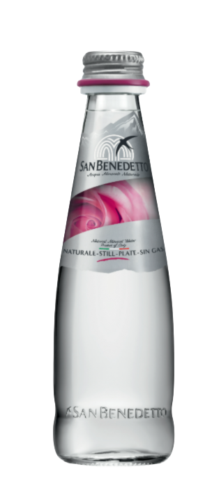 San Benedetto Mineral Water still glas (0.25l)