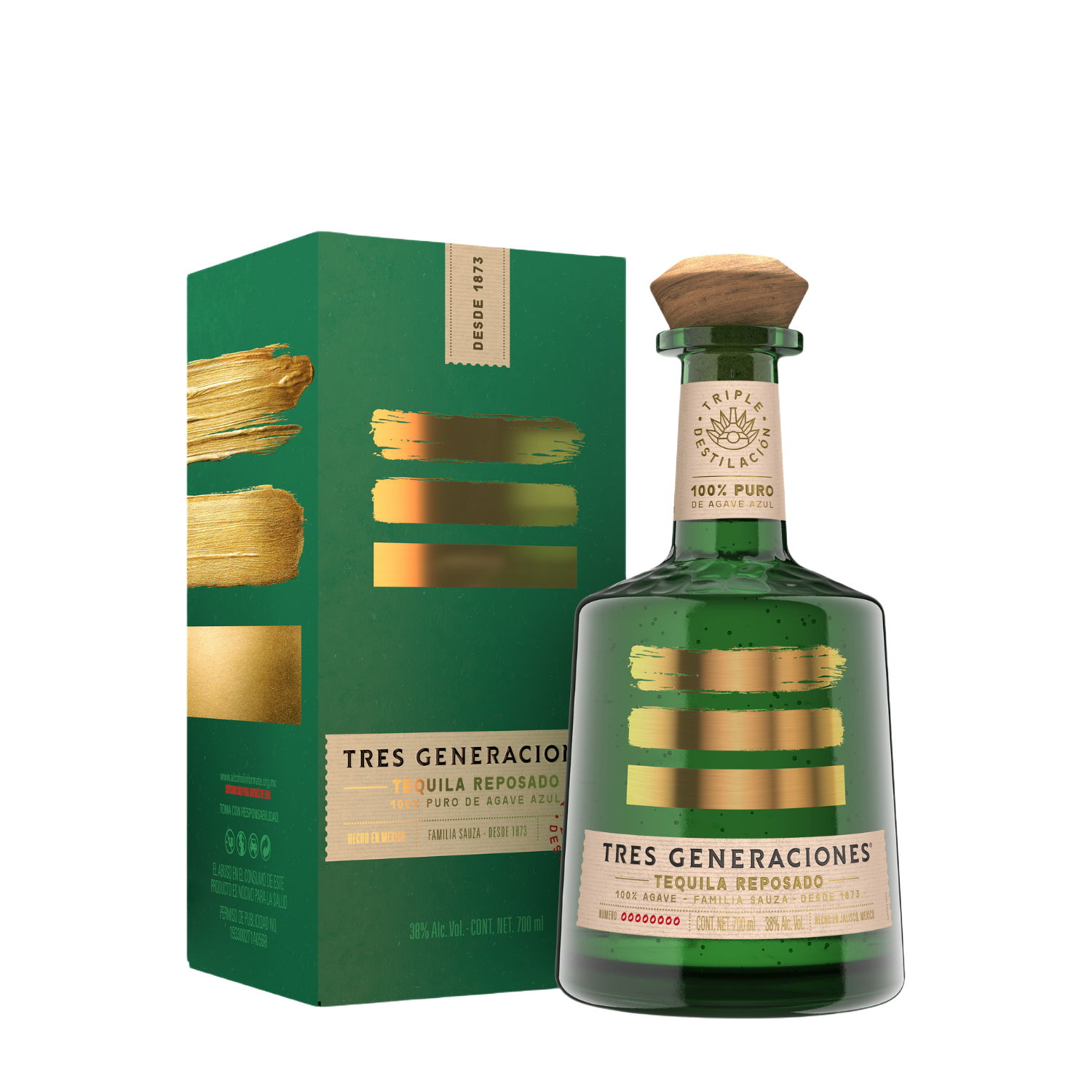 Tres Generaciones Reposado (0.7l) 38%