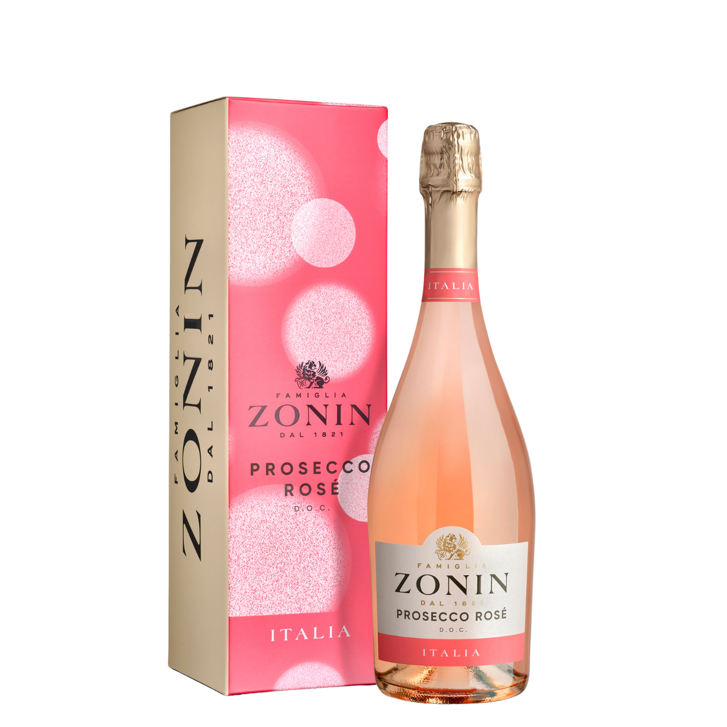 Zonin Prosecco Rosé 1821 Díszdobozban (0.75l ) 11%