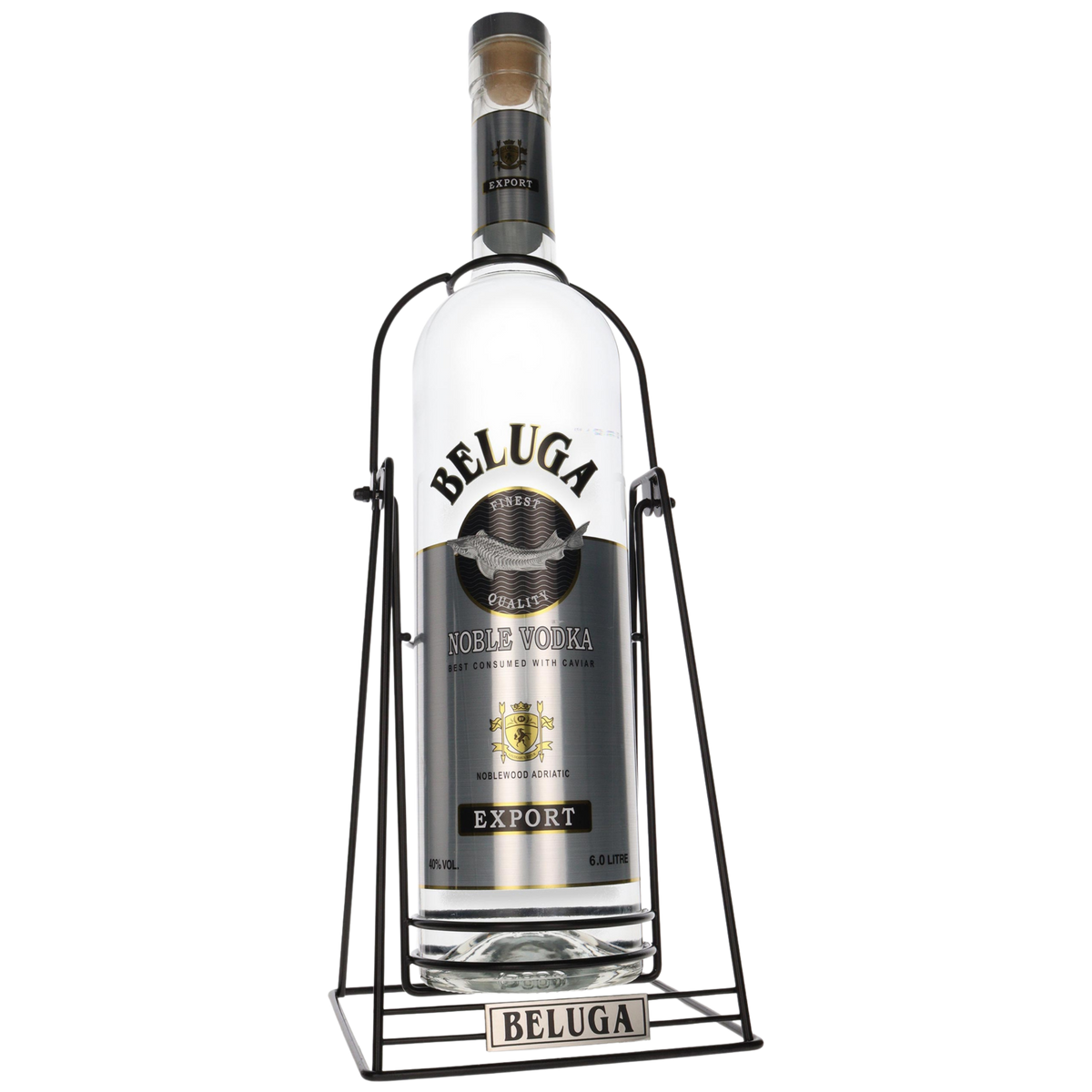 Beluga Noble Vodka+állvány (6l) 40%