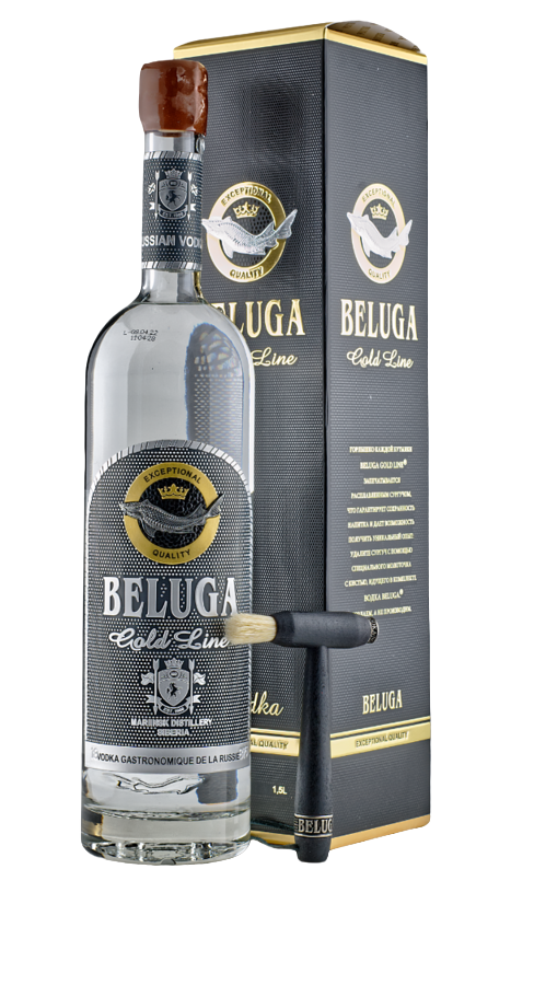 Beluga Gold Line Vodka Díszdobozban (1.5l) 40%