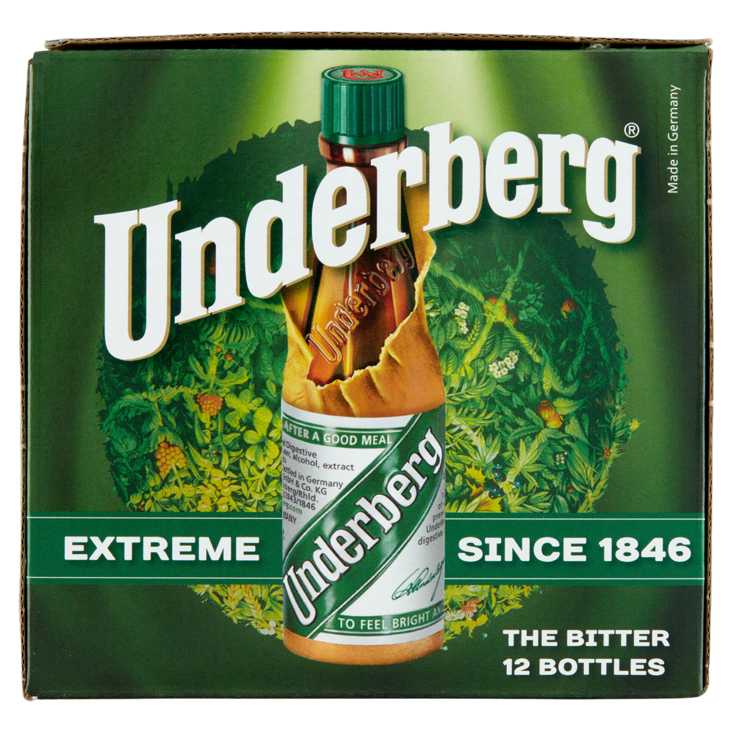 Underberg keserű 12X0.02l Papír Díszdobozban (0.24l) 44%