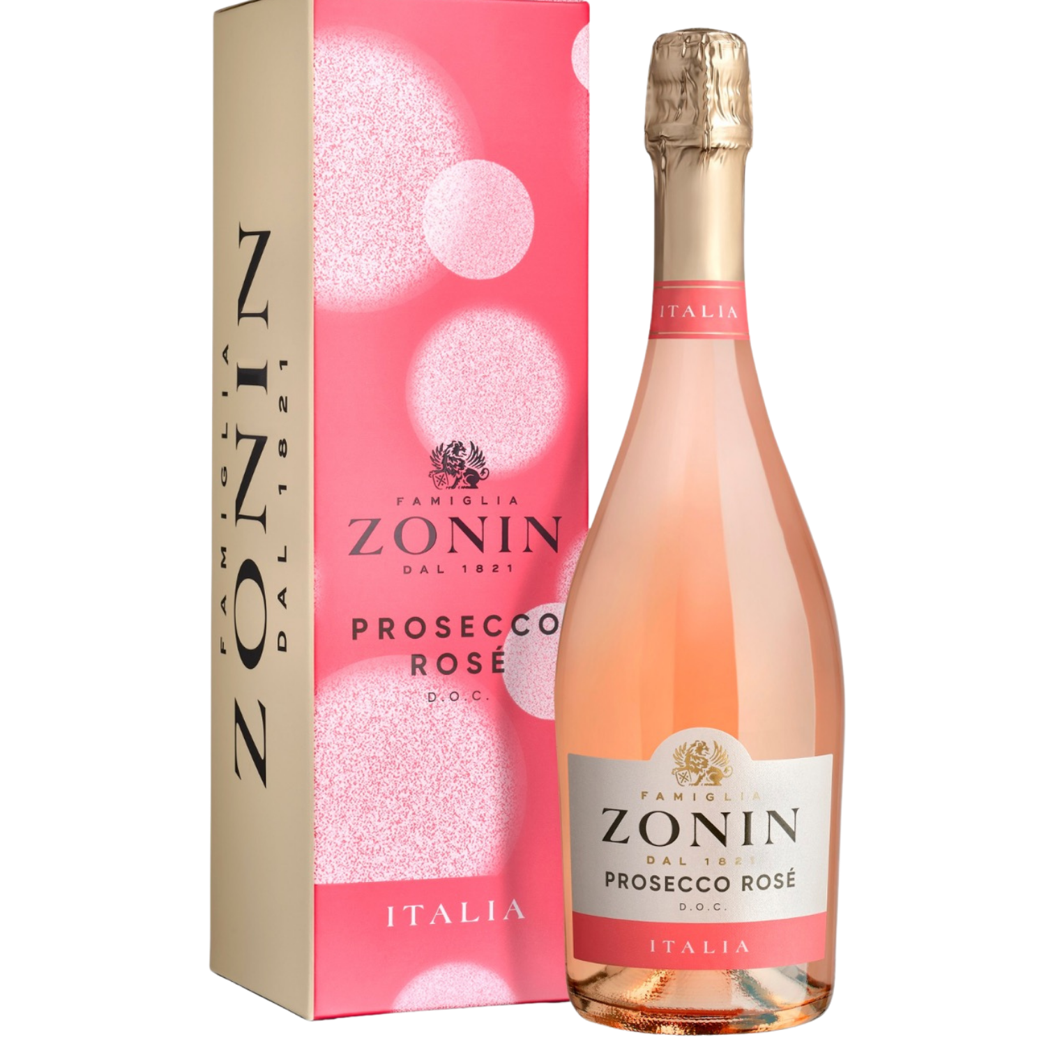Zonin Prosecco Rosé 1821 Díszdobozban (0.75l) 11%