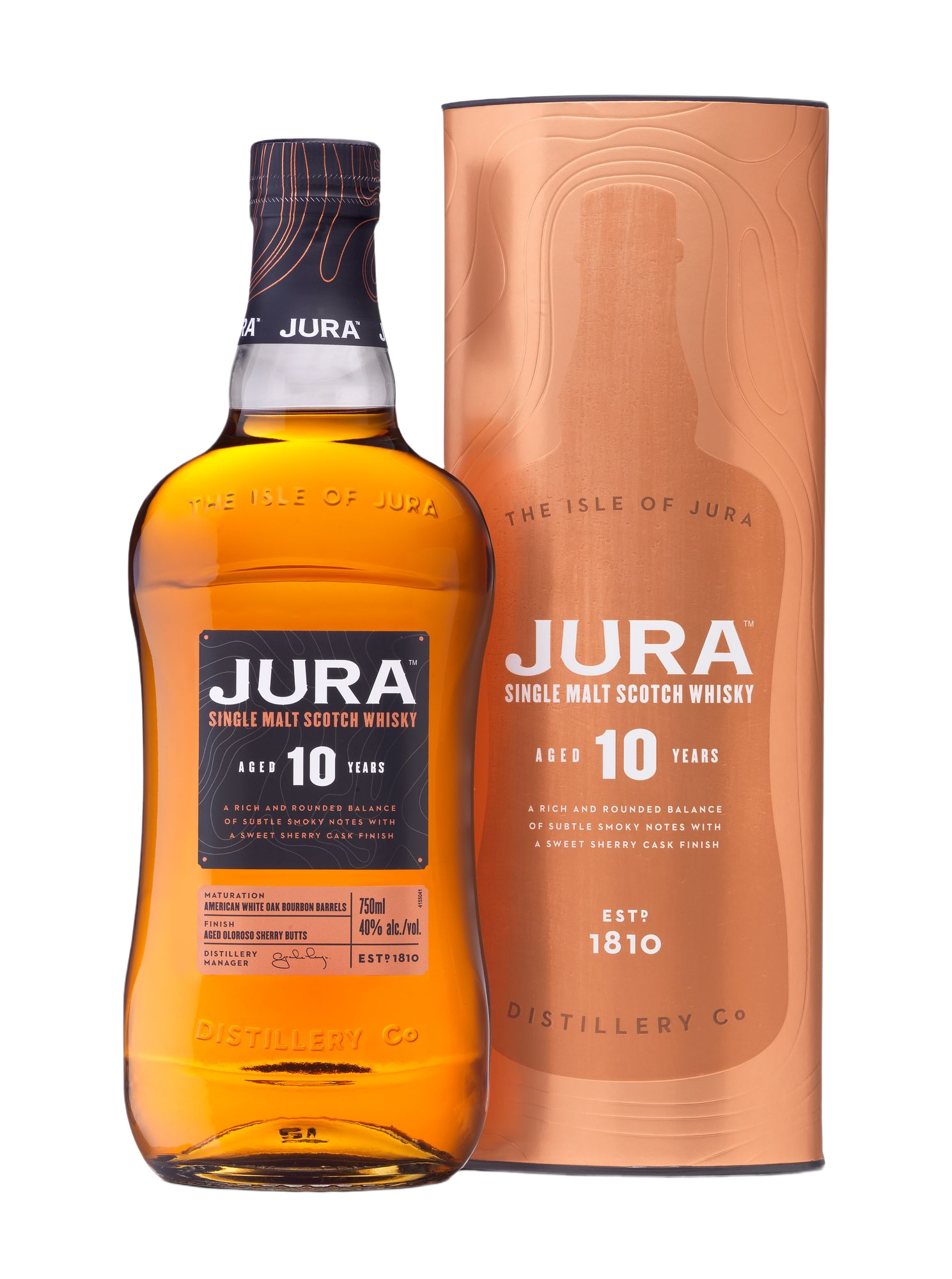 Jura 10 yo-2018 Díszdobozban (0.7l) 40%